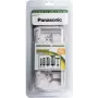 Carregador de baterias Ni-MH Smart & Quick Panasonic BQ-CC15E/1B para AA e AAA, 4 compartimentos, canais individuais, AC 100-240V