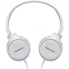 Auscultadores on-ear Panasonic RP-HF100E-W, com fios, drivers de neodímio de 30 mm, dobráveis, branco