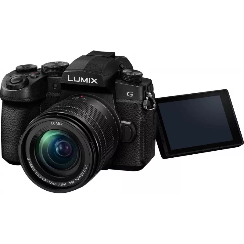 Câmara de sistema Micro Four Thirds Panasonic LUMIX DC-G90MEG-K 20,3MP com objetiva 12-60mm - preto