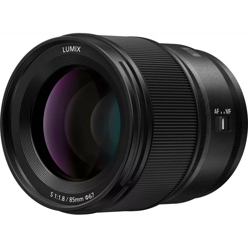 Objetiva Panasonic LUMIX S 85mm F1.8 (S-S85E) - focal fixa full-frame L-Mount para retratos e pouca luz