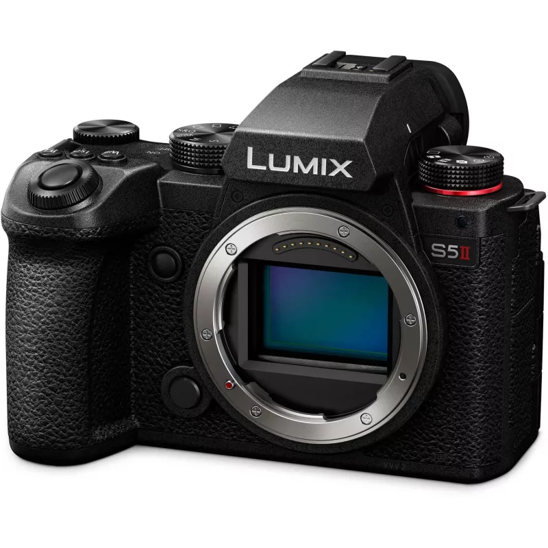 Câmara de sistema Panasonic Lumix DC-S5 Mark II com objetiva Lumix S 50mm f/1.8 - preto