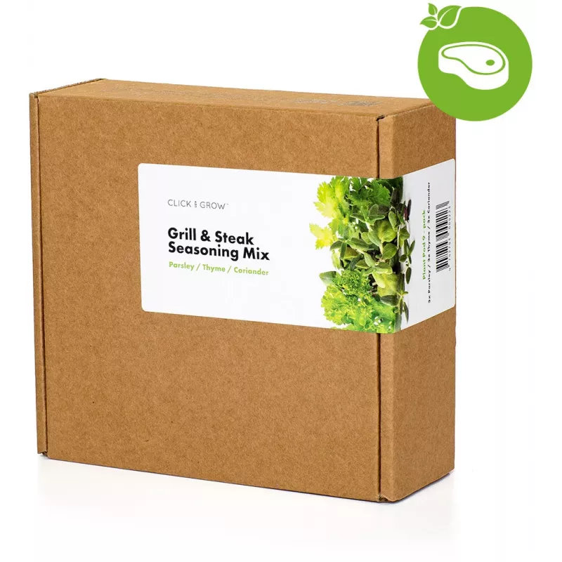 Cápsulas de mistura de ervas para bife Click & Grow para Smart Garden, pack de 9 (PPMSSX9)