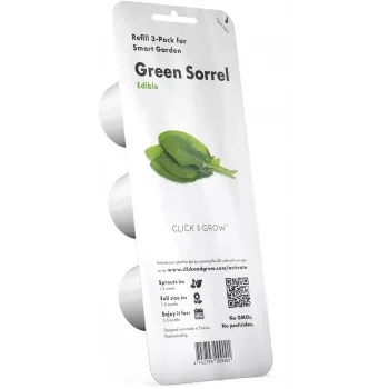 Click & Grow cápsulas de azedas para Smart Garden, pack de 3 (SGR55X3)