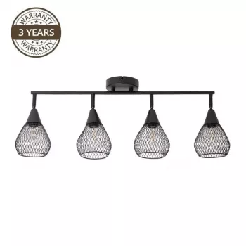 Bistro MB51166-4 Candeeiro de focos, 4x40W E14