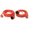 EXTEN SY-CZ-01 cabo de extensão 30M H05VV-F 3G1.5, 30 m, 3 condutores 1,5 mm², ficha Schuko para tomada individual, preto
