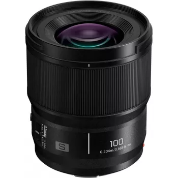 Panasonic Lumix S 100mm F2.8 Macro Objetiva, preto (S-E100E)