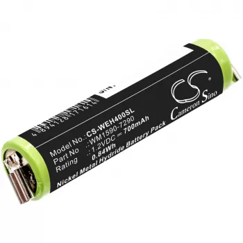 Cameron Sino bateria de substituição Ni-MH para Wella Bella Super Chromini, Contura, Moser Chromini, Wahl Super Taper e outros (1,2V, 1500mAh, WM1590-7290)