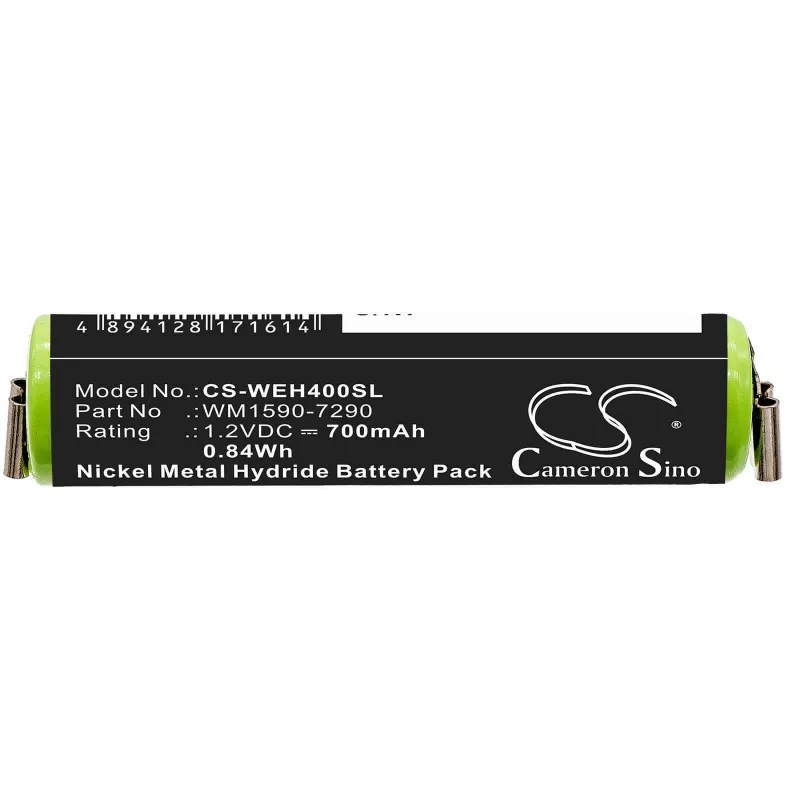 Cameron Sino bateria de substituição Ni-MH para Wella Bella Super Chromini, Contura, Moser Chromini, Wahl Super Taper e outros (1,2V, 1500mAh, WM1590-7290)