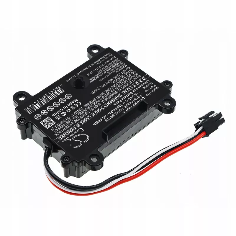 Cameron Sino bateria de iões de lítio 18V 2500mAh para robô corta-relvas Bosch Indego S+ 350 400 500 (substitui F016104898, F016L69176)