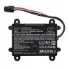 Cameron Sino bateria de iões de lítio 18V 2500mAh para robô corta-relvas Bosch Indego S+ 350 400 500 (substitui F016104898, F016L69176)
