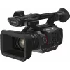 Panasonic HC-X2E camcorder profissional 4K Ultra HD com objetiva Leica Dicomar 20x, 5 eixos Hybrid O.I.S.+, entradas XLR duplas, 3G-SDI, Wi-Fi, ranhuras duplas para cartões SD