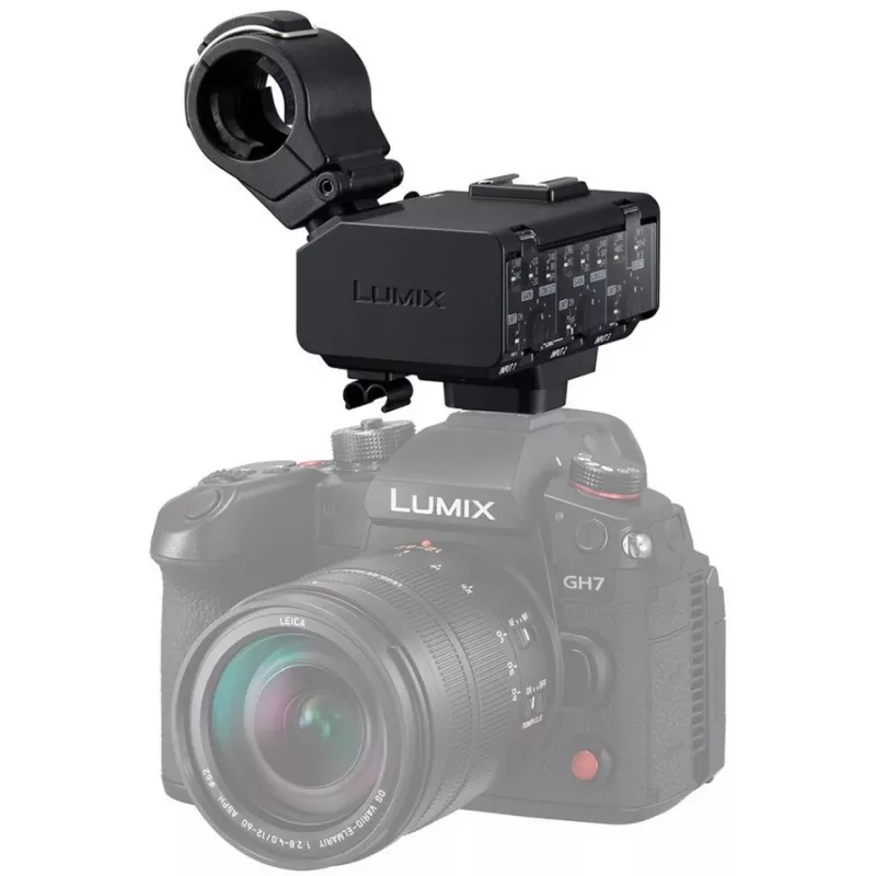 Panasonic DMW-XLR2E adaptador de microfone XLR com áudio de 2 canais 24 bits 96 kHz