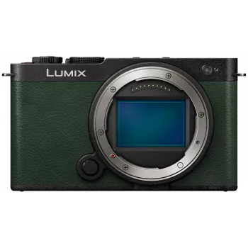 Panasonic Lumix DC-S9E-G câmara de sistema full-frame com sensor CMOS de 24,2MP, estabilizador de imagem de 5 eixos, vídeo 6K, L-Mount, verde-azeitona escuro