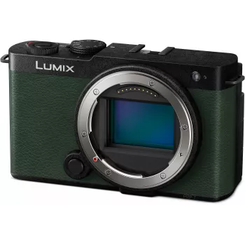 Panasonic Lumix DC-S9E-G câmara de sistema full-frame com sensor CMOS de 24,2MP, estabilizador de imagem de 5 eixos, vídeo 6K, L-Mount, verde-azeitona escuro
