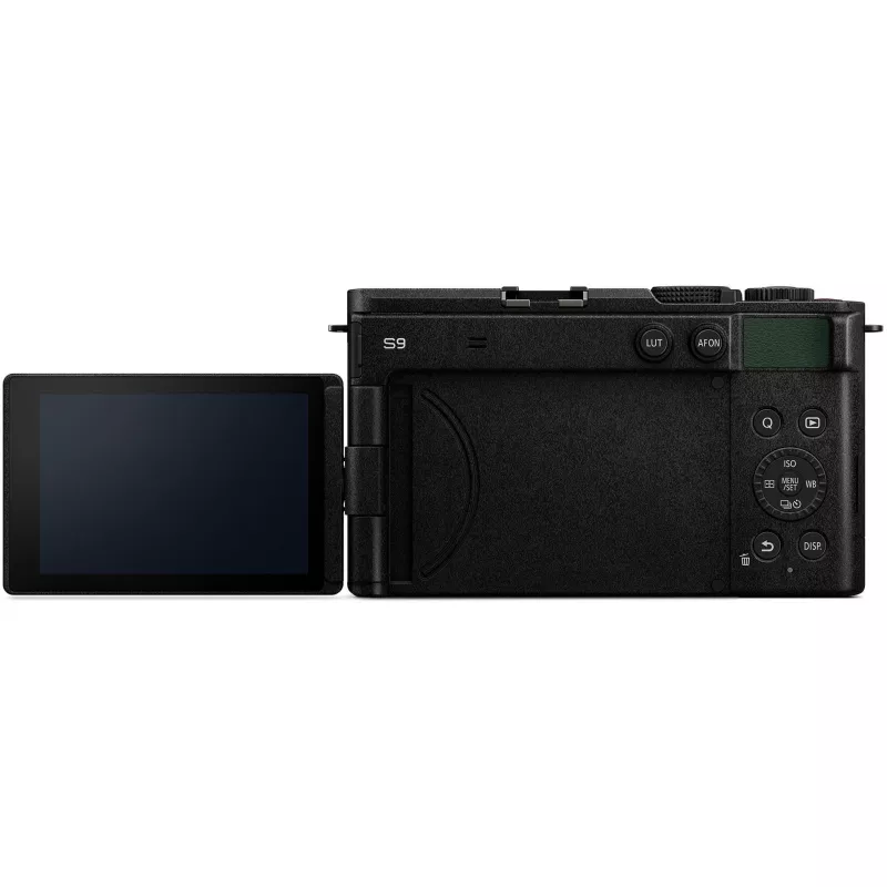 Panasonic Lumix DC-S9E-G câmara de sistema full-frame com sensor CMOS de 24,2MP, estabilizador de imagem de 5 eixos, vídeo 6K, L-Mount, verde-azeitona escuro