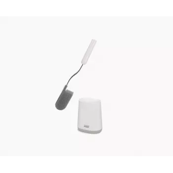 Joseph Joseph Flex Lite escova de sanita com suporte branco