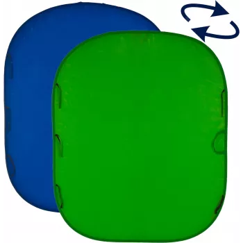 Manfrotto fundo chroma key 1,8 x 2,1 m, azul/verde (LL LC5987)