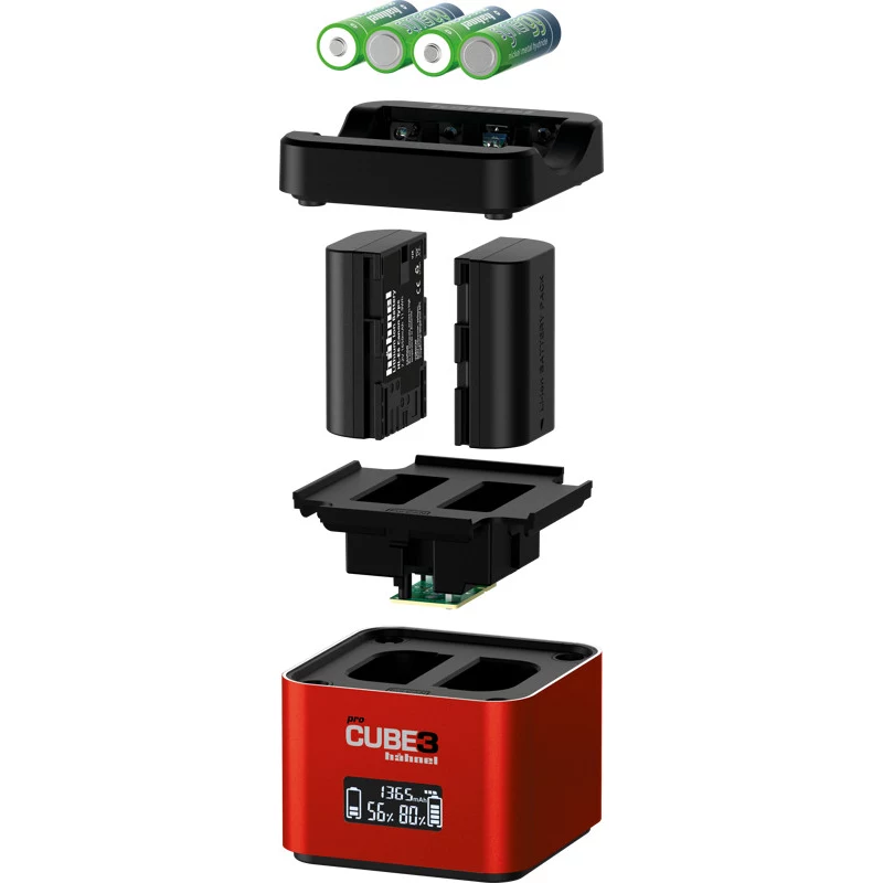 Hähnel ProCube 3 Twin carregador para câmaras Canon (1000 577.0)