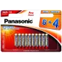Panasonic Pro Power LR03 pilhas, 6+4 un. (LR03PPG/10BW 6+4F)