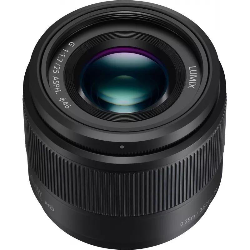 Objetiva Panasonic H-H025ME-K Lumix G 25mm f/1.7 ASPH - preto