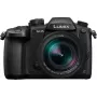 Câmara de sistema Panasonic Lumix DC-GH5LEG-K com objetiva Leica DG Vario-Elmarit 12-60mm f/2.8-4 ASPH. POWER O.I.S., 20,3MP Micro Four Thirds, vídeo 4K 60p, Dual I.S. 2 de 5 eixos, Wi-Fi/Bluetooth, resistente a salpicos e ao frio, preto