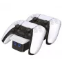 Estação de acoplamento dupla Venom - carregador - 3 portas de saída (2 x Dock Connector, USB)