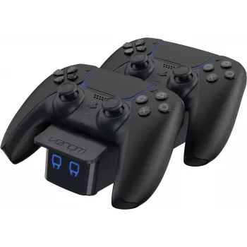 Estação de acoplamento dupla Venom para comandos PS5 DualSense - preto