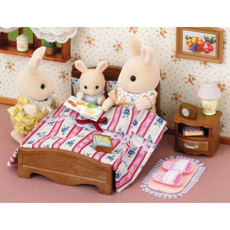 Conjunto de mobiliário cama de casal Sylvanian Families