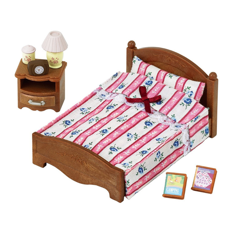 Conjunto de mobiliário cama de casal Sylvanian Families