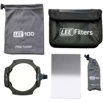 LEE Filters conjunto paisagem LEE100: suporte de filtros LEE100 e filtro ND 0,6 graduado médio (100LK)