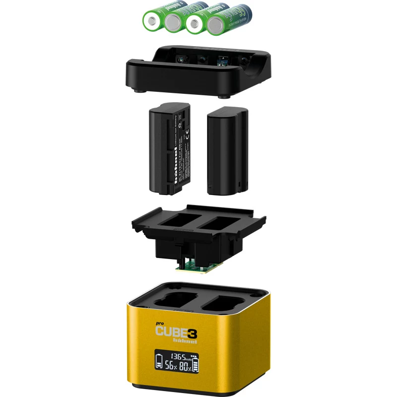 Hähnel ProCube 3 Twin carregador para câmaras Nikon (1000 577.1)
