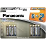 Panasonic Everyday Power pilhas alcalinas AAA LR03 pack de 8 (6+2 GRÁTIS)