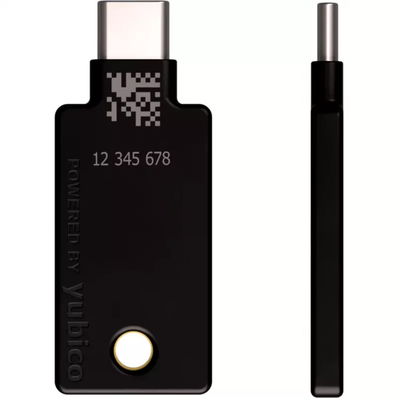 Chave de segurança YubiKey 5C NFC (preto/dourado, pack de 2)