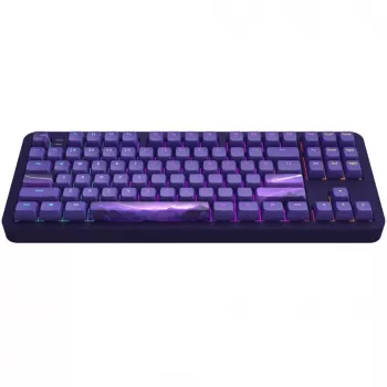 Teclado TKL de alumínio Dark Project ALU87B Celestial, switches G3MS Voidstone, layout US