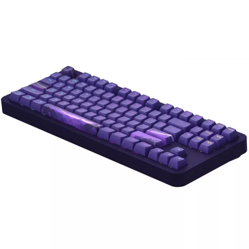 Dark Project ALU87B Celestial Teclado TKL de alumínio, switches G3MS Voidstone, disposição US