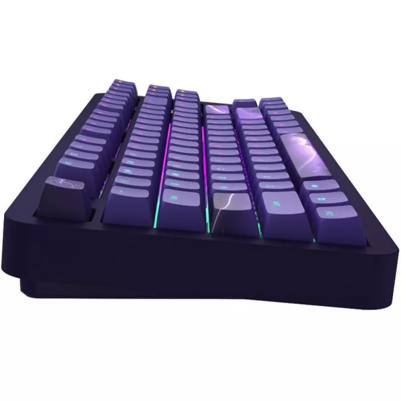 Dark Project ALU87B Celestial Teclado TKL de alumínio, switches G3MS Voidstone, disposição US