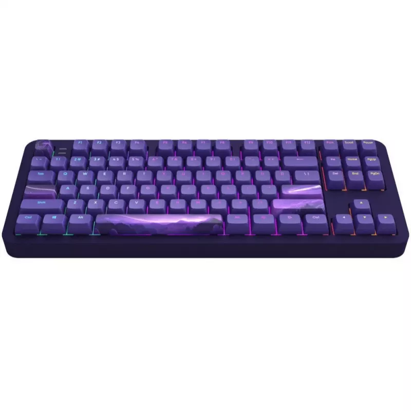Dark Project ALU87B Celestial Teclado TKL de alumínio, switches G3MS Voidstone, disposição US