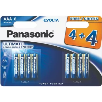Panasonic Evolta pilha LR03EGE/8B (4+4 un.) (LR03EGE/8BW 4+4F)