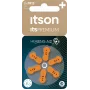 itson itsPREMIUM pilha de zinco-ar para aparelhos auditivos PR13IT/6RM (PR13(48)IT/6RM)