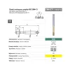 Macho de roscar por deformação M10 DIN 371C (6HX) SR HSSE-PM WGN TiN