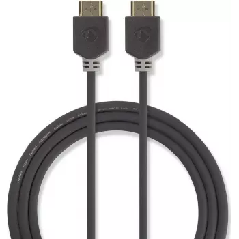 Nedis Cabo HDMI High Speed com Ethernet 4K@60Hz 18 Gbps 7,5 m Antracite