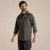 Craghoppers NosiLife Adventure LS Shirt III camisa de viagem de manga comprida homem Woodland Green XXL