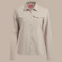 Craghoppers NosiLife Pro LS Shirt III camisa de viagem mulher - Soft Mushroom, XS