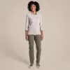 Craghoppers NosiLife Pro LS Shirt III camisa de viagem mulher - Soft Mushroom, XS