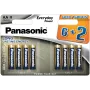 Panasonic Everyday Power pilhas alcalinas AA LR6 blister de 8 (6+2 bónus)