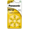 Panasonic Batteries PR-230(10)/6LB pilhas de zinco-ar para aparelhos auditivos tamanho 10, 1,45V, 100mAh, pack de 6
