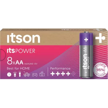 ITSON LR6IPO/8CB pilhas alcalinas AA (pack de 8)