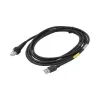 Honeywell CBL-500-300-S00-07 cabo de alimentação USB, 3m, preto, tipo A para tipo B, 5V