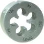 Cossinete redondo FANAR DIE M20x1 HSS800F, métrico M20 x 1,0 mm, aço rápido, à direita, 6g