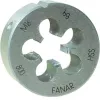 Cossinete redondo FANAR DIE M20x1 HSS800F, métrico M20 x 1,0 mm, aço rápido, à direita, 6g